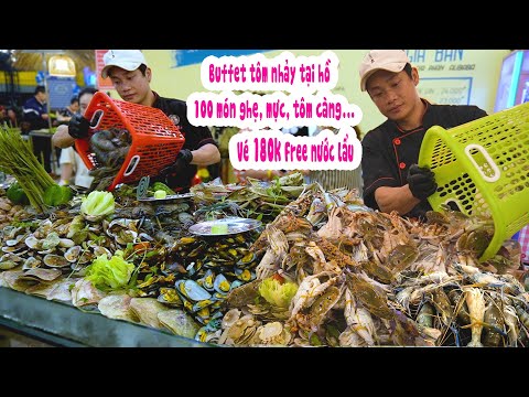 Video Có nên ăn buffet bắt tôm sống tại hồ cùng gần 100 món... - youtube