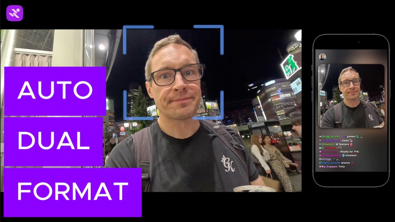 Twitch Dual Format and Automatic Vertical Framing launch