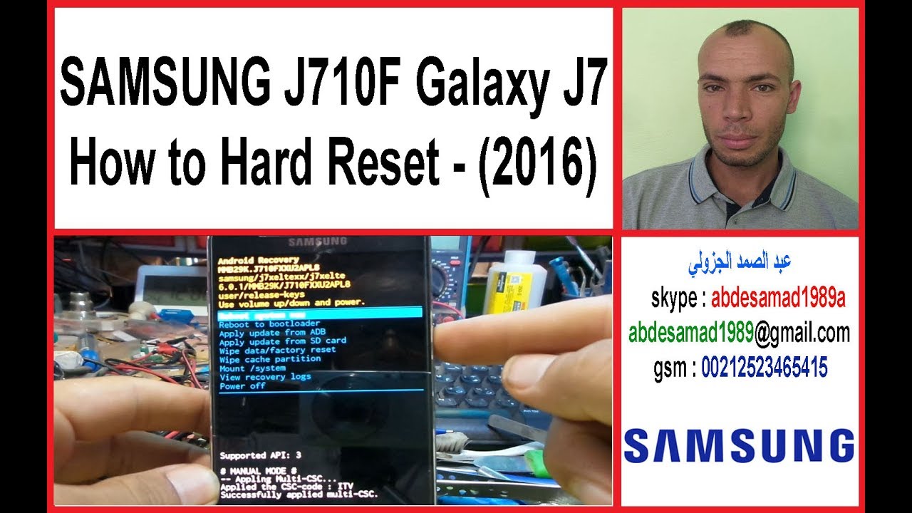 SAMSUNG J710F Galaxy J7 (2016) How to Hard Reset YouTube