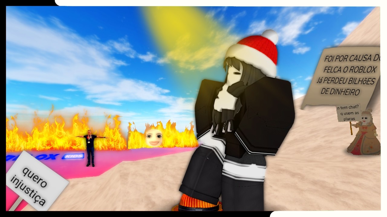 EU VOLTEI PARA O ROBLOX