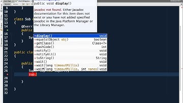 Lecture 12.9 : Practising Method Overriding — [Abdul Bari] Java Course