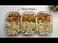 Easy high protein meal prep in 30mins  55gms protein 