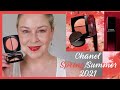 Chanel Spring Summer 2021 Fleurs de Printemps,  Metal Terracotta & Rouge Allure Laque Invincible