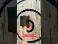 Barely got it 🎯 #axethrowing #trickshot #watl #trickshots #throwingaxe