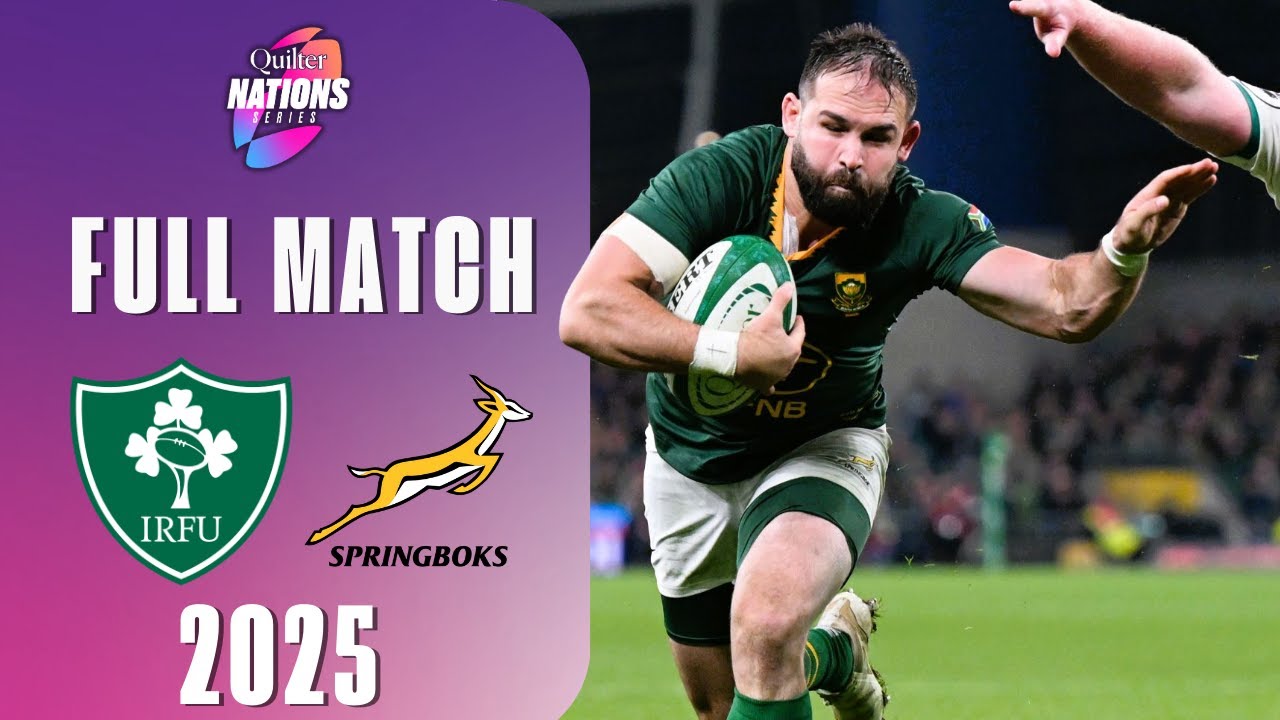 Ireland vs South Africa Full Match – Autumn Nations Series 2025
