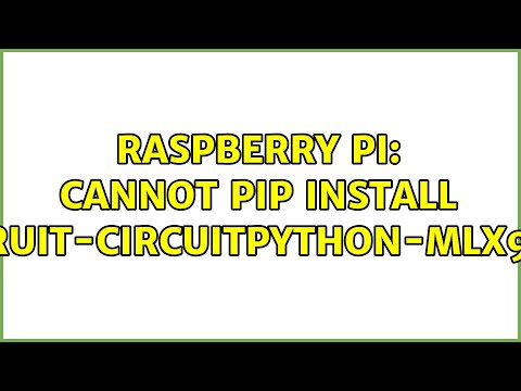 Raspberry Pi: Cannot pip install adafruit-circuitpython-mlx90640