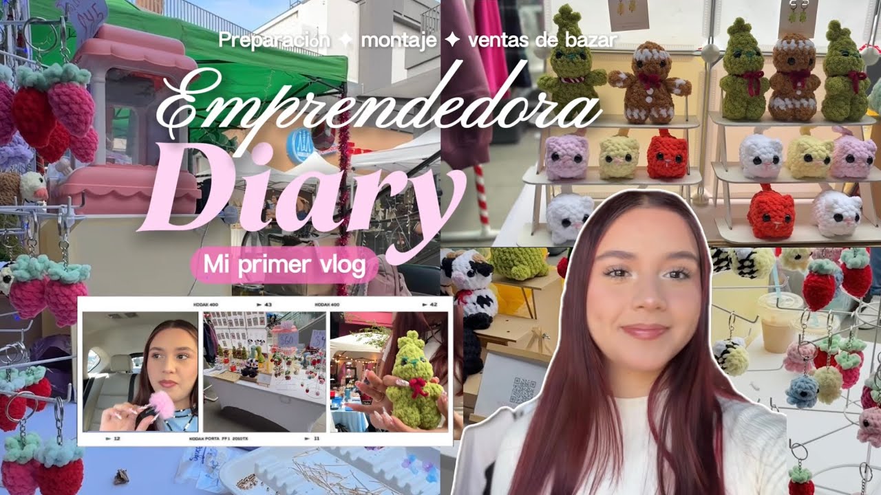 vlog 1 | realidad de una emprendedora en un fin de semana de bazar ✨