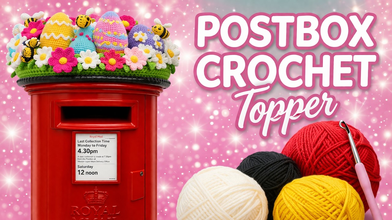 This was amazing to do! My first crochet post box topper - YouTube