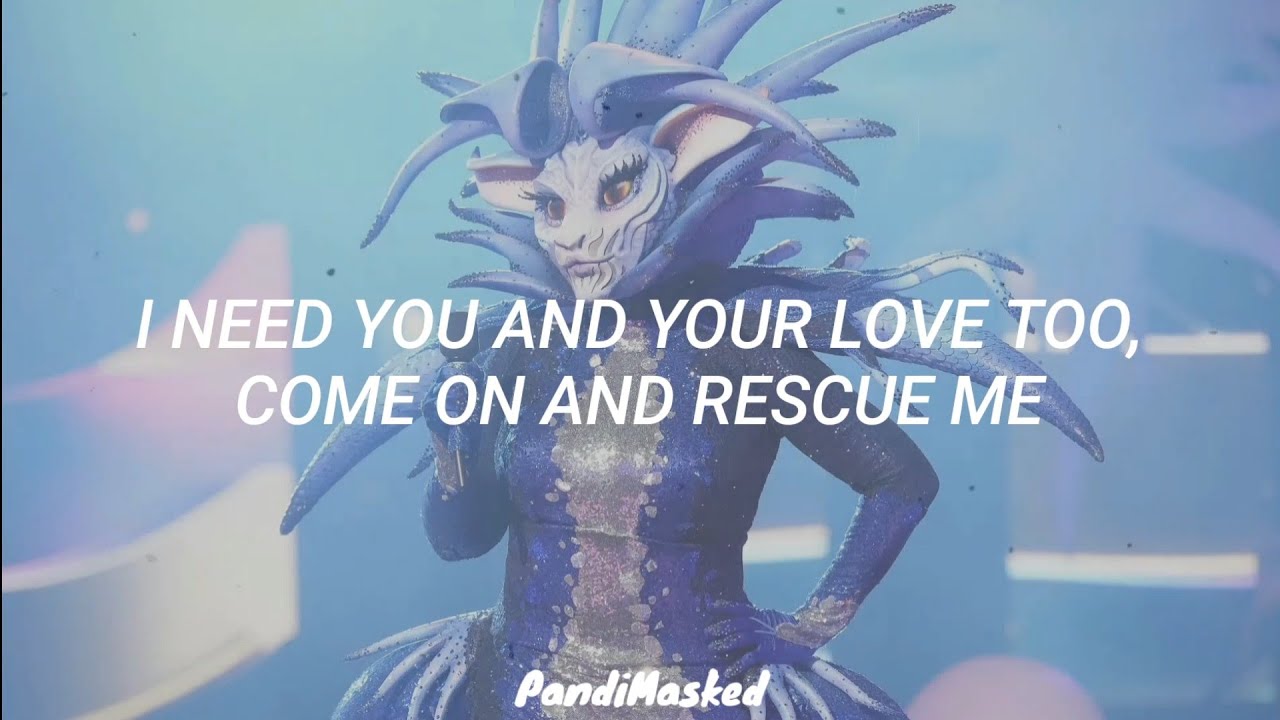 Sea Queen Performs "Rescue Me" By Fontella Bass (Lyrics) The Masked
