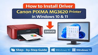 How to install Driver Canon PIXMA MG3620 Printer in windows 10 or 11