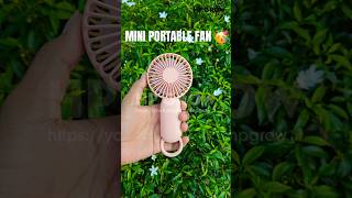 Mini Portable Fan | Mini Portable Cooling Table Fan | Mini Rechargeable Fan #shorts