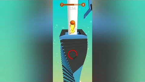 Stack Ball Level 7 | Blast Through Platforms | A4 Tech Live