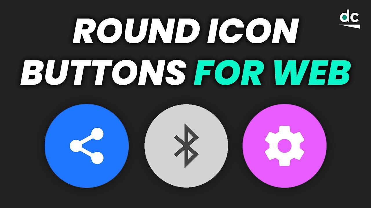 How To Make A Round Button In Html