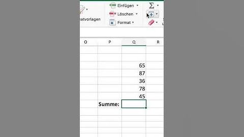 Excel Tip: A Shortcut to AutoSum