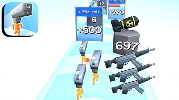 Gun Head Run ​- All Levels Gameplay Android,ios (Levels 1-5)