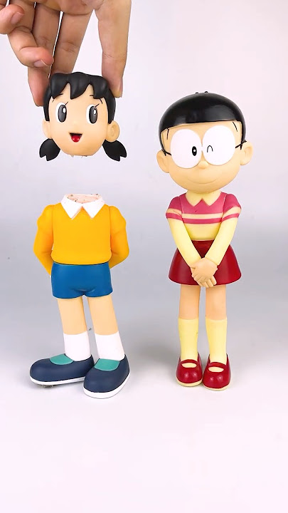 Satisfying with Unboxing Nobita & Shizuka Swap Head Toys Funny 😆 ASMR Videos #doraemon