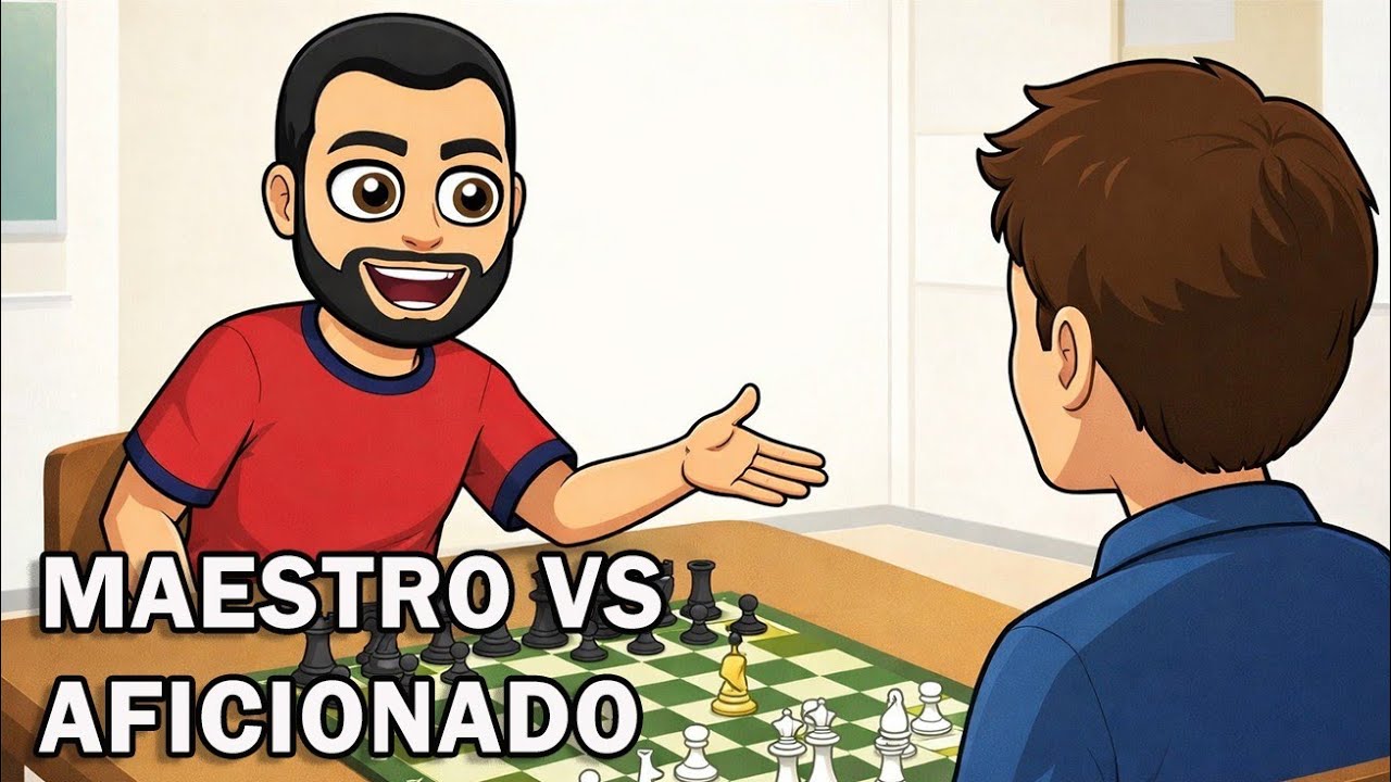 Cómo piensa un maestro contra aficionados 🧠♟️