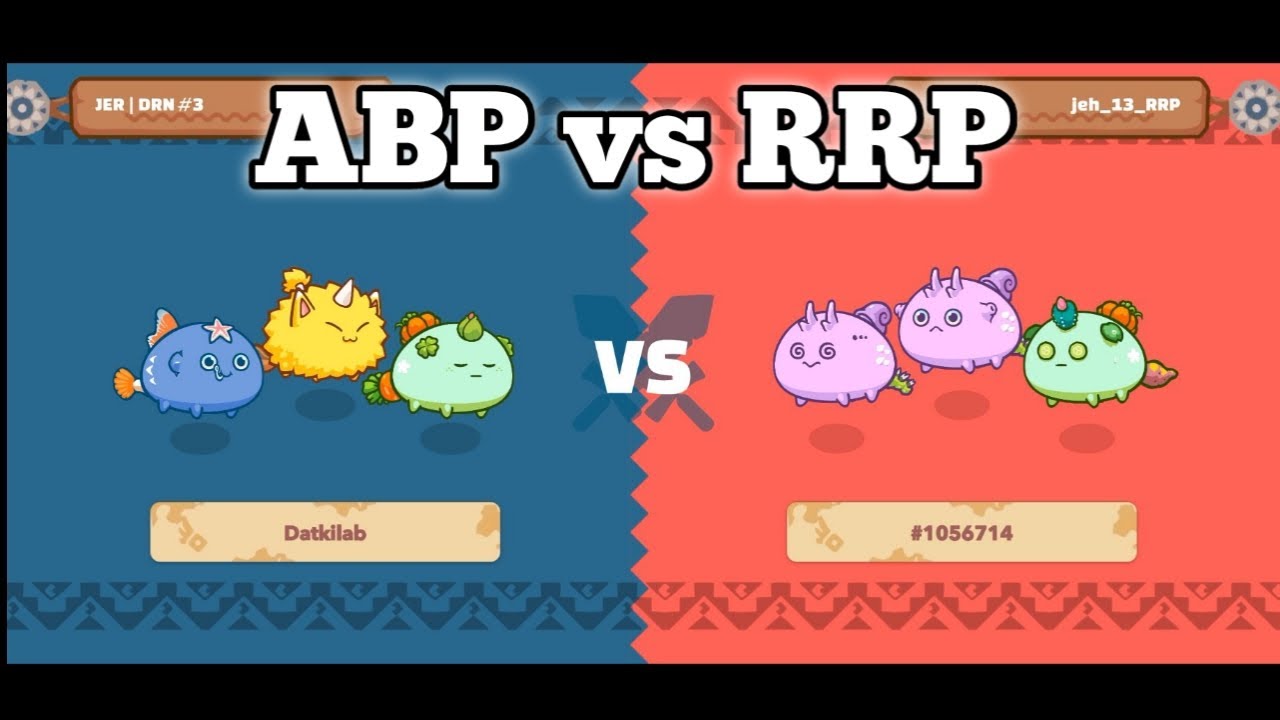 ABP vs RRP Gameplay - Axie Infinity - YouTube