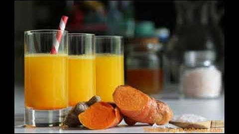 Tác dụng thần kì của nước ép nghệ tươi và (nghệ ngâm mật ong) - Cách làm nước ép nghệ tươi