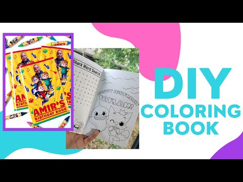 How To Make A Coloring Book At Home