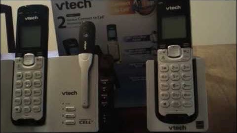 VTech Connect to Cell Answering System with Cordless Headset #VTechConnect