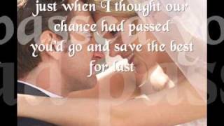 Save The Best For Last - Vanessa Williams lyrics chords