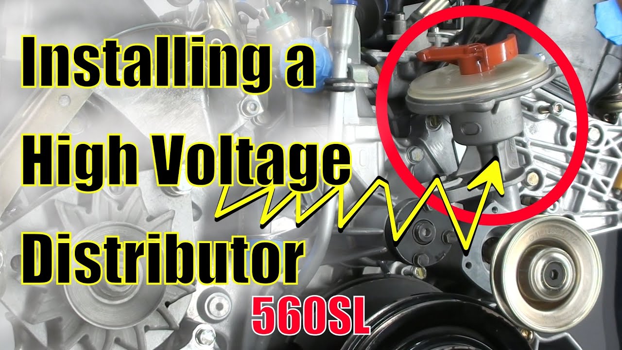 560SL - Installing The High Voltage Distributor - YouTube