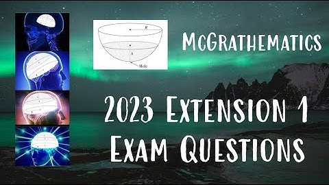 2023 Mathematics Extension 1 HSC Exam Questions!