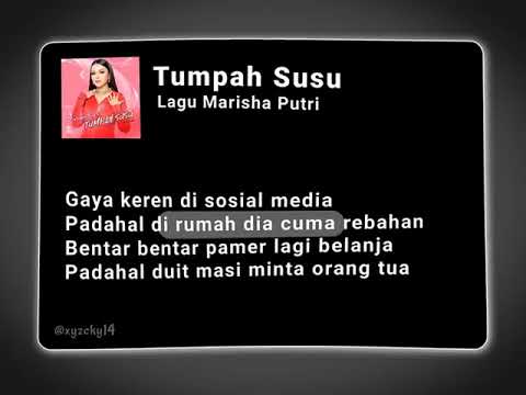 lirik lagu Tumpah susu (music officially)