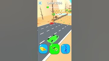 Shape shifting2 game level #3266    hyper casual game #shapeshifting  #gameplay #gaming #shortvideo