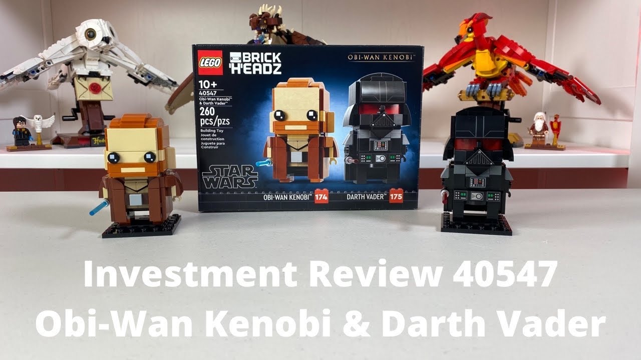 Obi-Wan Kenobi™ & Darth Vader™ 40547, BrickHeadz