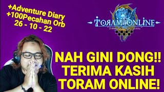 BAAAM!! TORAM ONLINE SUKSES MEMBUAT SURPRISE! GAK ADA INFO TAPI TIBA TIBA! | HARUS ON BESOK! screenshot 5