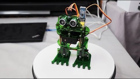 Frog Robot for Arduino - graficky programovateľný kráčajúci robot