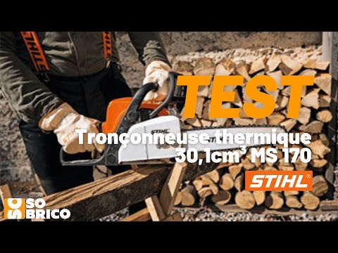 Promo Stihl tronçonneuse thermique ms 170 chez Mr Bricolage