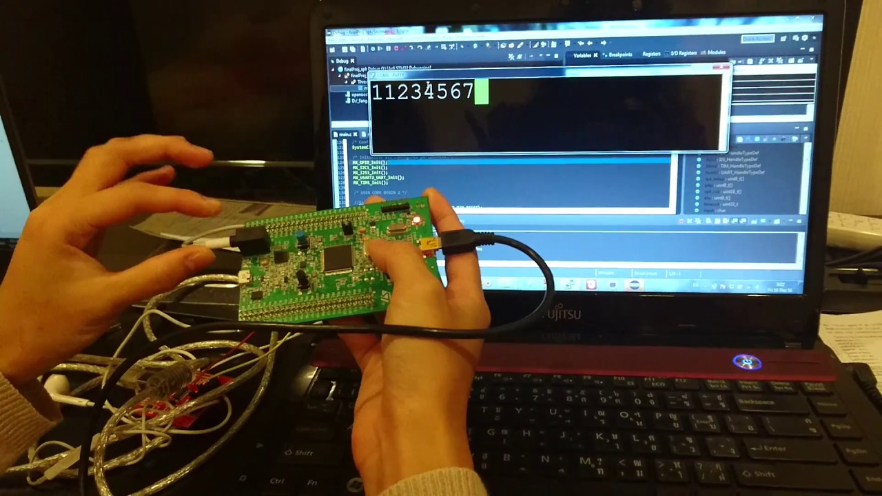 Demo audio DAC speaker driver - CS43L22 STM32F4Discovery - YouTube