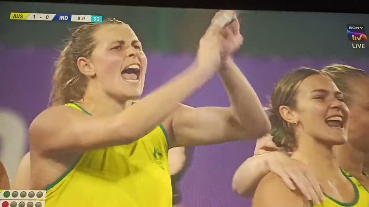 Penalty Shootout India VS Australia Women's Hockey Match Commonwealth