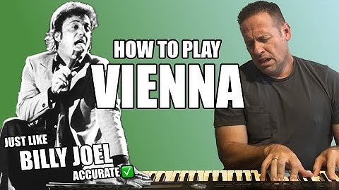 🎹🎤Learn To Play Piano | Vienna Billy Joel | Accurate Lesson | Correct Sheets | Easy Tutorial ✅