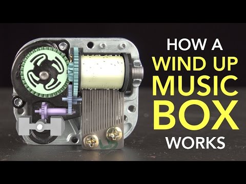 How a Wind Up Music Box Works