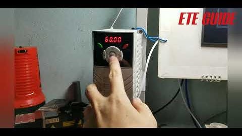 Biến tần LS iG5A Hướng dẫn điều chỉnh ACC, dEC, RUN, STOP và thay đổi tần số dùng phím bấm Panel