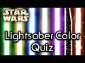 Find out YOUR lightsaber COLOR! - Star Wars Quiz