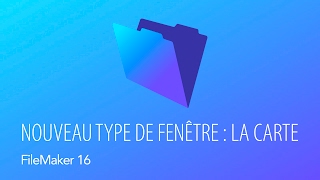 FileMaker Pro 16 - Fenêtre de type carte