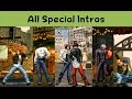 The King Of Fighters - All Special Intros ('96 - 2003)