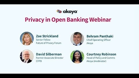 Privacy in Open Banking Webinar - Prepare Your Financial Institution for the CFPB Section 1033 Rule