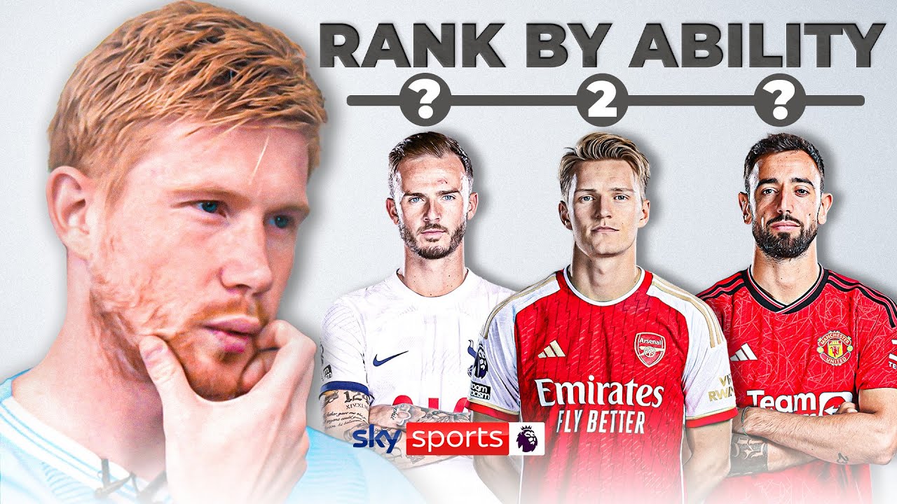 Kevin De Bruyne RANKS The BEST Premier League Midfielders 👀