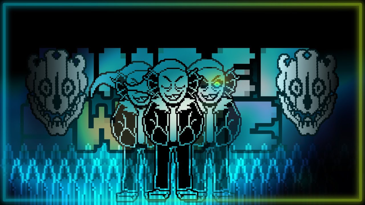 Underchoice Sans Battle Phase 1 Undertale Fangame by EeveeLing