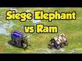Siege Elephant vs Rams comparison