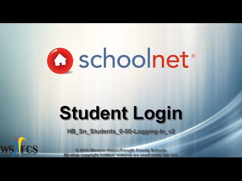 OLD_Schoolnet for Students: How to Login