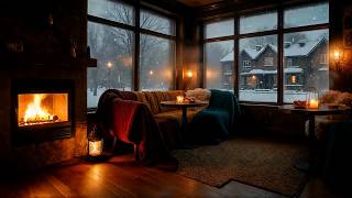 Relaxing Night Jazz – Soft Fireplace Ambience for Calm Evenings, Study, and Late Work screenshot 5