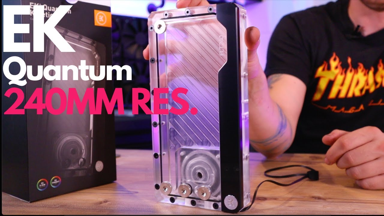 EK Quantum Kinetic 240mm Reservoir - DDC Combo Kit - ITS GROWING 