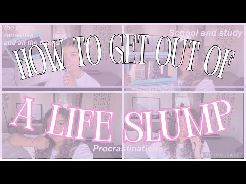 📲HOW TO undo a LIFE SLUMP 📗🤍☮️ •all the deets and remedies•